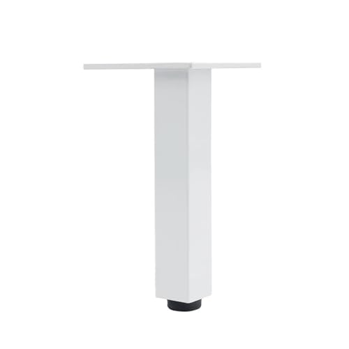 JUNCHENGBAO 4 STÜCKE Verstellbare Möbelbeine Metallstützfuß for Couchtisch Schrank Stuhl Sofa Bett Möbel Hardware Füße(Color:White 30cm) von JUNCHENGBAO