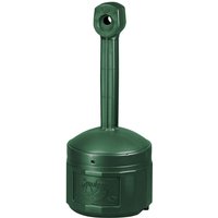 Sicherheits-Standascher aus Kunststoff Original Smoker Cease Fire® 15 Liter Innenbehälter, selbstlöschend HxB 98x42cm Grün - Justrite von JUSTRITE