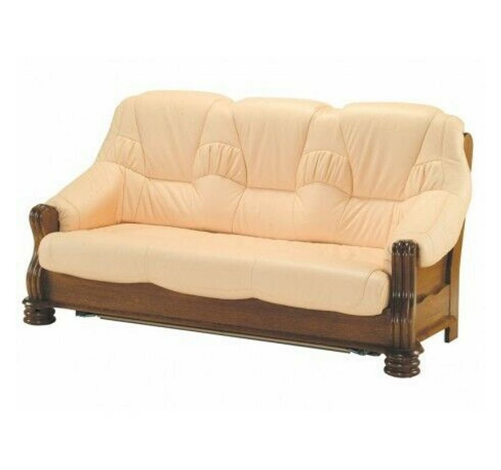 JVmoebel 3-Sitzer Dreisitzer Couch Klassische Couch Polster Sofa 3 Sitzer Leder, Made in Europe von JVmoebel