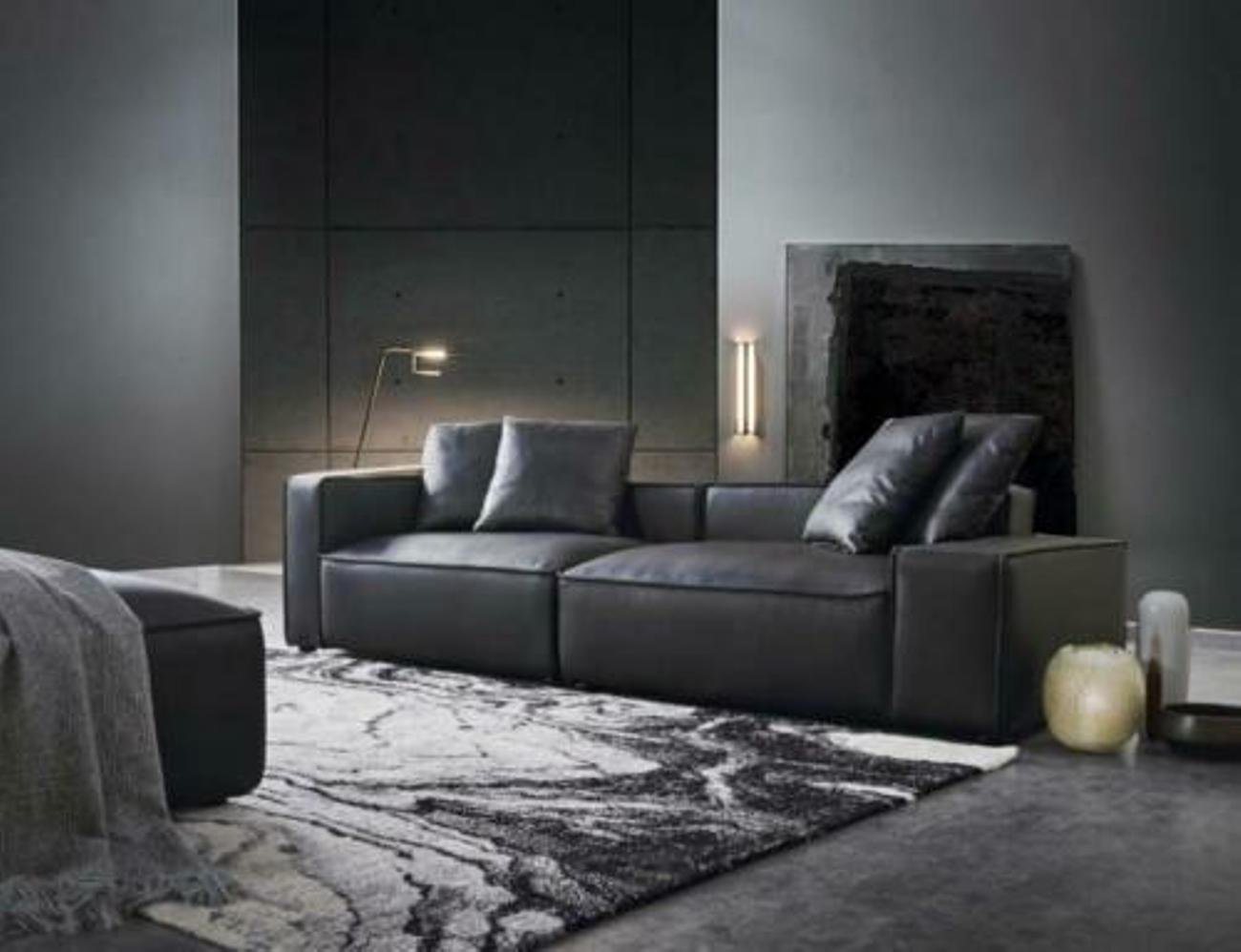 JVmoebel 3-Sitzer Kunstleder Dreisitzer Couch Polster Design Sofa Moderne 3er, Made in Europe von JVmoebel