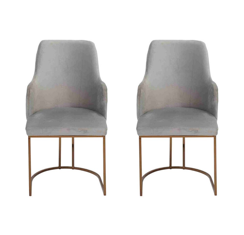 JVmoebel Stuhl Modern Esszimmerstuhl Küchenstühle Luxus Design 2x Stühle Lehnstühle, Made In Europe von JVmoebel