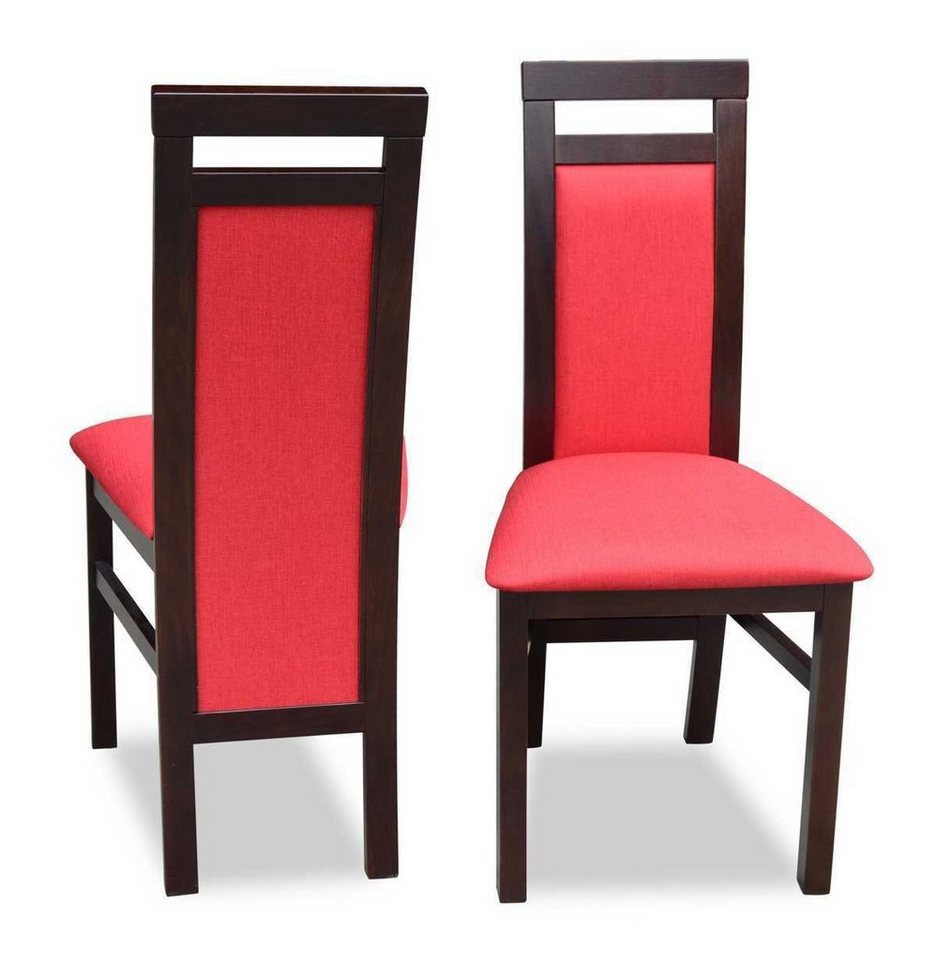 JVmoebel Stuhl Stuhl ohne Armlehnen Lehnstuhl Polster Holz Textil Holz Sessel Neu (1 St) von JVmoebel