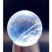 Blaue Engelsnadel-Kristallkugel, Blaue Indicolit-Kristallkugel, Engelsfeder, Glückssteine, Kraftvoller, Einzigartiger Kristall, Geschenkideen Für von JXCrystal