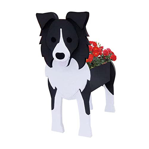 JYCRA Hunde-Pflanzgefäß, Blumentöpfe in Tierform, handgefertigt, Hundeblume, Pflanzgefäße in niedlicher Hundeform, Cartoon-Blumen-Pflanzgefäß von JYCRA