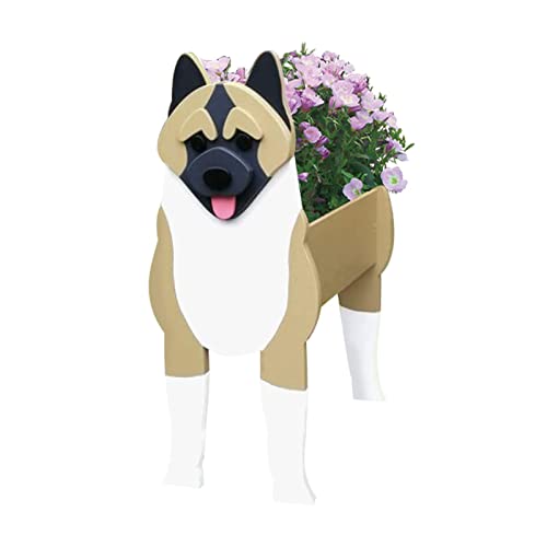 JYCRA Hunde-Pflanzgefäß, Blumentöpfe in Tierform, handgefertigt, Hundeblume, Pflanzgefäße in niedlicher Hundeform, Cartoon-Blumen-Pflanzgefäß von JYCRA