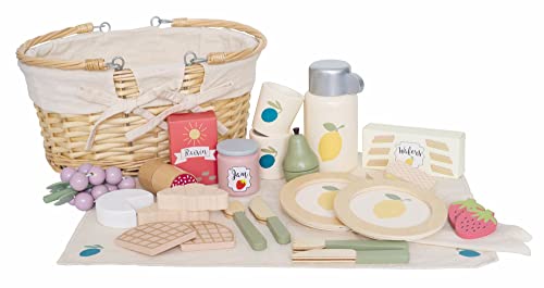 Jabadabado Holz Picknick Set für Kinder Picknickkorb Picnic in Provence von JaBaDaBaDo