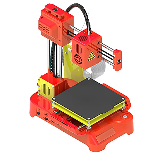 Jadeshay K1 3D-Drucker Mini-Desktop-Kit für Anfänger Kinder Teens 3D-Drucker mit PLA-Filament Magnetische Wechselplatte USB-Kabel TF-Kartengröße 100 * 100 * 100 mm(EU Plug) von Jadeshay