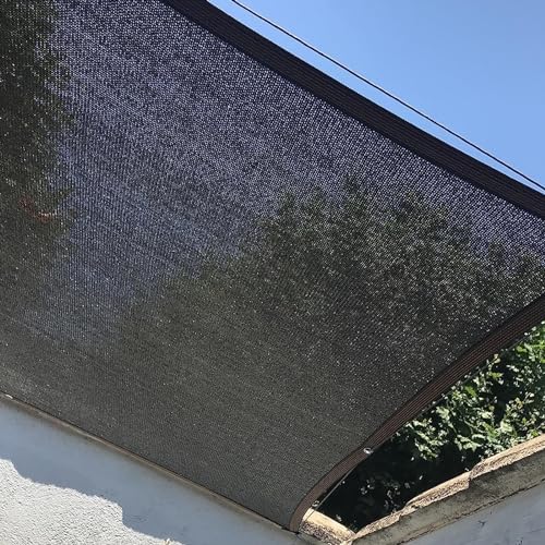 Gewächshaus Sonnensegel Schattennetz Mit ösen Gartennetz 80% Schattierwirkung Pflanze Abdeckung Netz Kühlung Schattierungsnetz für Scheune Hühnerstall Blumen Hinterhof (Größe : 10x15m (32.8x49.2ft)) von Janeepoch