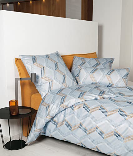 Janine Bettwäsche Mako-Satin Milano 135x200 cm + 80x80 cm Platin Janine Bettwäsche Mako-Satin Milano 135x200 cm + 80x80 cm Platin von Janine