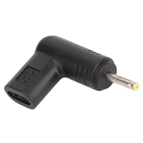 Jauarta Buchse Typ C auf DC-Adapter, 2,5 X 0,7 Mm, 18,5 Bis 20 V, 100 W PD-Schnellladung, E-Mark-Chip, Typ-C-Buchse auf DC-Stecker-Adapter von Jauarta