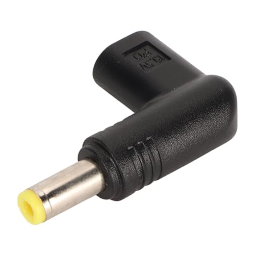 Jauarta Typ-C-Buchse auf 5,5 X 2,5 Mm DC-Adapter, Professioneller, Effizienter 100-W-PD-Schnelllade-USB-C-zu-DC-Netzadapter für Laptop von Jauarta