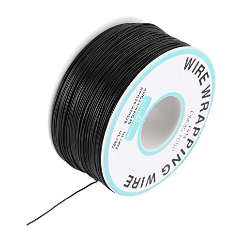 30AWG Single-Litzen-Draht 0,25 mm gewickelter Single-Core-Litzen-Draht 250 Meter schwarzes Kabel von Jeanoko