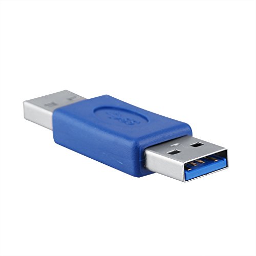 Jectse USB 3.0 Typ-A-Stecker auf Typ-A-Stecker-Kupplungsadapter, Langlebig, Einfache Installation, Verlängerte Verbindung von Jectse
