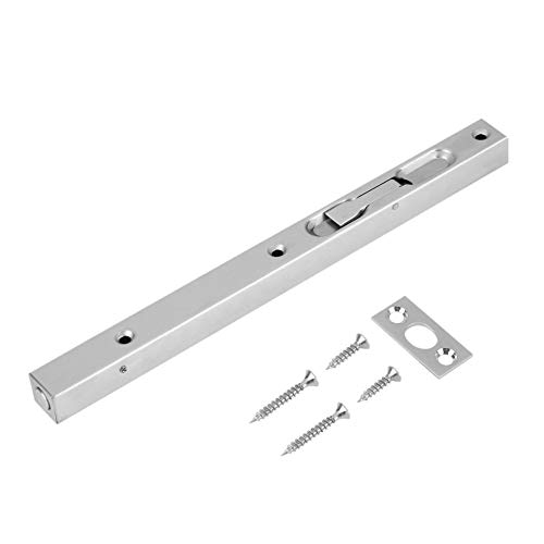 Jeffergarden Kantenriegel für Türen Latch Bolt Slide Lock Home Gate Tür Sicherheitsbeamte 304 Edelstahl Flush Tür Guard Hebel Action Flush Latch Slide Stahl Bolt Lock(10 "304 Wire Drawing) von Jeffergarden