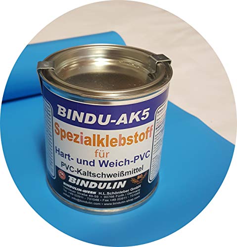 Jeha Pool Reparaturset mit Kleber350 gr. PVC Kleber Folien Reparaturset Poolflicken + Kleber Schwimmbad Verschiedene Größen (35 x 140 cm) von Jeha