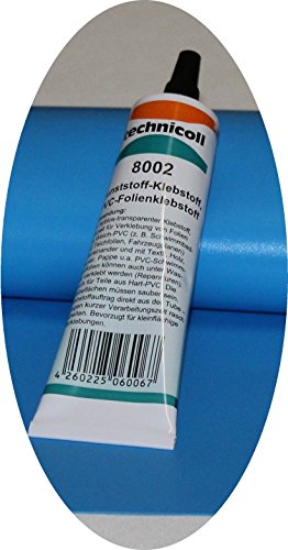 Jeha Pool Reparaturset mit Kleber 38 gr. technicoll Folien Reparaturset Poolflicken + Kleber Schwimmbad Verschiedene Größen (35 x 105 cm) von Jeha