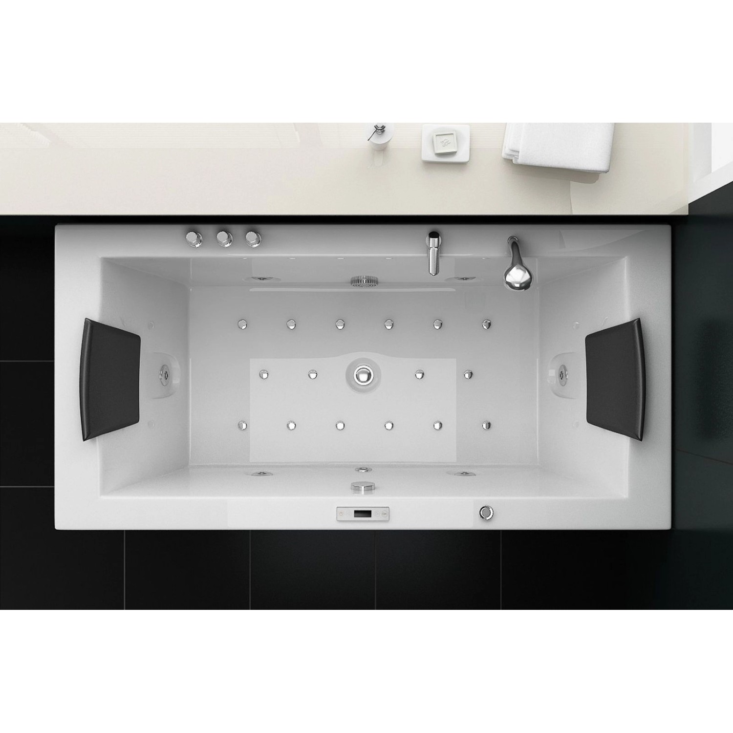Jet-Line Whirlpool Villa Eugenie Weiß für 2 Personen mit Heizung und Unterwasserbeleuchtung Jet-Line Whirlpool Villa Eugenie Weiß für 2 Personen mit Heizung und Unterwasserbeleuchtung von Jet-Line