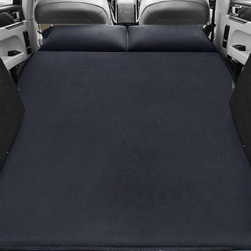 JiAQen Luftmatratze für Auto Für Infiniti ESQ Q60 Q70L QX50 QX60 QX70,Tragbar Dickere Kofferraum Luftbett für Reisen Camping Outdoor Aktivitäten,A-Black von JiAQen