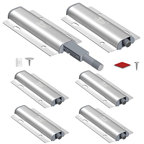 Drucktüröffner Schrank Push to Open Türöffner Jiayi 6 Stück Push Open Magnet Tip On für Türen Möbel Schubladen Drucköffner Schranktür Öffner Druck Magnetschnäpper Drucktüröffner Druckschnapper von Jiayi