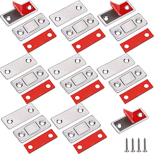 Magnetschnäpper Dünn Tür Magnet Stark Jiayi 8 Stück Magnete für Schranktüren Türmagnet Selbstklebend Türmagnete für Möbel Schubladen Magnet Schrank Magnetverschluss Schrankmagnete Magnet Türschließer von Jiayi