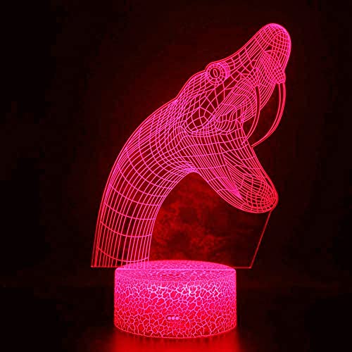 Jinson well 3D Schlange Lampe led nacht licht optische Illusion Nachtlicht 7 Farbwechsel Tisch Schreibtisch Dekoration Lampen perfekte mit Acryl Flat ABS Base USB Kabel Spielzeug von Jinson well