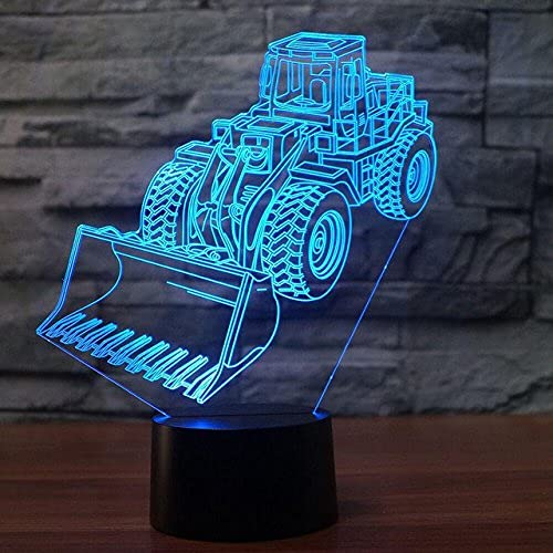 Jinson well 3D bagger lkw auto traktor led Lampe optische Illusion Nachtlicht nacht licht 7 Farbwechsel Touch Switch Tisch Schreibtisch Dekoration Lampen mit Acryl USB Spielzeug von Jinson well