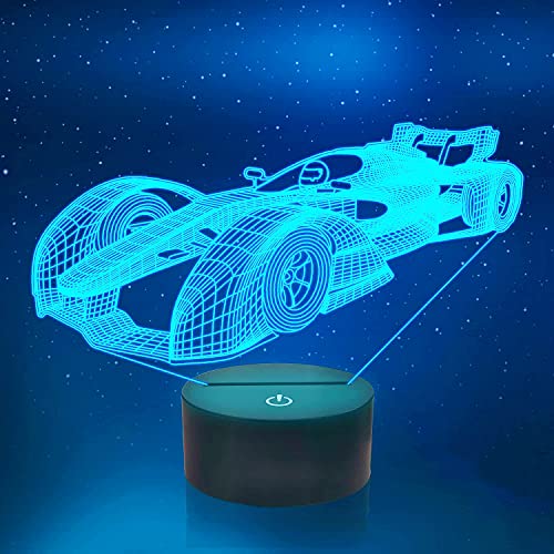 Jinson well 3D lkw auto Lampe nacht licht optische Illusion led Nachtlicht 7 Farbwechsel Touch Switch Tisch Schreibtisch Dekoration Lampen mit Acryl USB Spielzeug von Jinson well