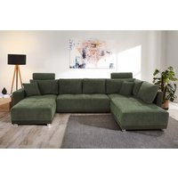 Jockenhöfer Gruppe Wohnlandschaft "Orlando U-Form", mit Federkern, Bettfunktion und Bettkasten, inklusive 2 Kopfstützen Jockenhöfer Gruppe Wohnlandschaft "Orlando U-Form", mit Federkern, Bettfunktion und Bettkasten, inklusive 2 Kopfstützen von Jockenhöfer Gruppe