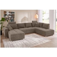 Jockenhöfer Gruppe Wohnlandschaft "Orlando U-Form", mit Federkern, Bettfunktion und Bettkasten, inklusive 2 Kopfstützen Jockenhöfer Gruppe Wohnlandschaft "Orlando U-Form", mit Federkern, Bettfunktion und Bettkasten, inklusive 2 Kopfstützen von Jockenhöfer Gruppe