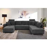 Jockenhöfer Gruppe Wohnlandschaft "Orlando U-Form", mit Federkern, Bettfunktion und Bettkasten, inklusive 2 Kopfstützen Jockenhöfer Gruppe Wohnlandschaft "Orlando U-Form", mit Federkern, Bettfunktion und Bettkasten, inklusive 2 Kopfstützen von Jockenhöfer Gruppe