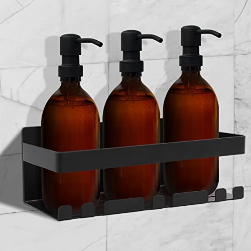 Joeji's Duschablage Ohne Bohren Edelstahl Schwarz – Selbstklebendes Duschregal für Dusche & Badezimmer – Eckregal Wandregal als Shampoo Halterung & Organizer Bad Zubehör Joeji's Duschablage Ohne Bohren Edelstahl Schwarz – Selbstklebendes Duschregal für Dusche & Badezimmer – Eckregal Wandregal als Shampoo Halterung & Organizer Bad Zubehör von Joeji's
