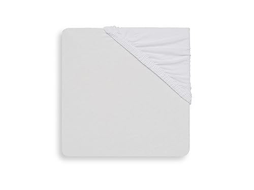 Jollein Spannbettlaken Jersey 40 x 80/90 cm- Weiß von Jollein