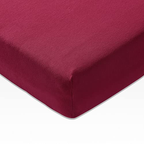 JOOP! Spannbetttuch 140-160/200-220 cm Farbe magenta 01 97% supergekämmte Baumwolle 3% Elasthan von Joop!