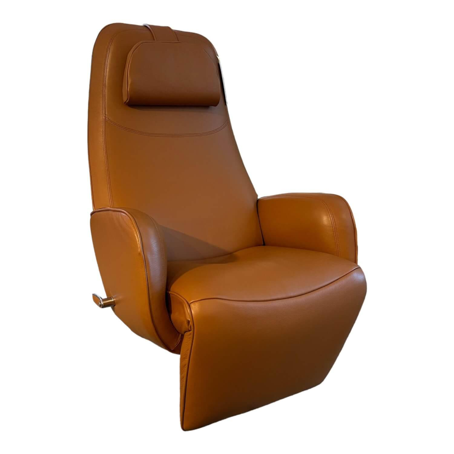 Relaxsessel Cosy Ghost Leder Lipano Cognac Gestell 4-Sternfuß Gewellt In Chrom H... Relaxsessel Cosy Ghost Leder Lipano Cognac Gestell 4-Sternfuß Gewellt In Chrom H... von Jori