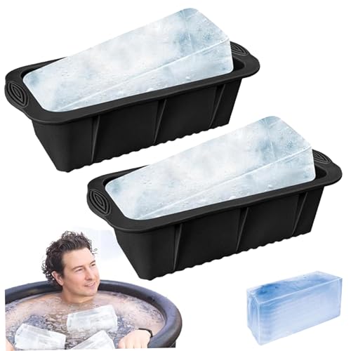 Jorzer 2 Stück Eisblockform für Eisbad extra große Eisblockform 1,01 kg Silikon Eiswürfelformen wiederverwendbar verdickte große Eiswürfelformen Eiswürfelschale Jorzer 2 Stück Eisblockform für Eisbad extra große Eisblockform 1,01 kg Silikon Eiswürfelformen wiederverwendbar verdickte große Eiswürfelformen Eiswürfelschale von Jorzer