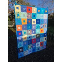 Patchwork Babydecke/ Kinderbettdecke von JuCaSe