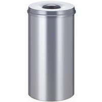 Sicherheitspapierkorb, selbstlöschend, Stahl, 50 Liter, silber Sicherheitspapierkorb, selbstlöschend, Stahl, 50 Liter, silber von Jungheinrich PROFISHOP