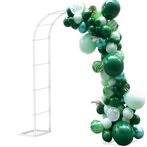 Gartenlaube, Torbogen für Hochzeitszeremonien und Partys, Junvstor Stahl-Pergola-Spalier für Pflanzenklettern, Rosenlauben-Ballonlauben-Set, Hintergrundständer(300x220x40CM/9.8x7.2x1.3ft) von Junvstor