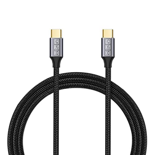 USB C auf USB C 3.1 Kabel 10Gbps Data Transfer, 100W PD Schnellladekabel mit E-Mark Chip 4K@60Hz Videoausgang, PPS Ladekabel für iPhone 15 Pro/15 Pro Max,Thunderbolt 3,MacBook,Samsung S24(0.5m) von JupptElectronics