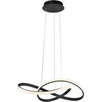 Just Light LED-Pendelleuchte MARIA 15402-18 schwarz Aluminium Gummi H/D: ca. 120x57 cm 1.0 Brennstellen von Just Light