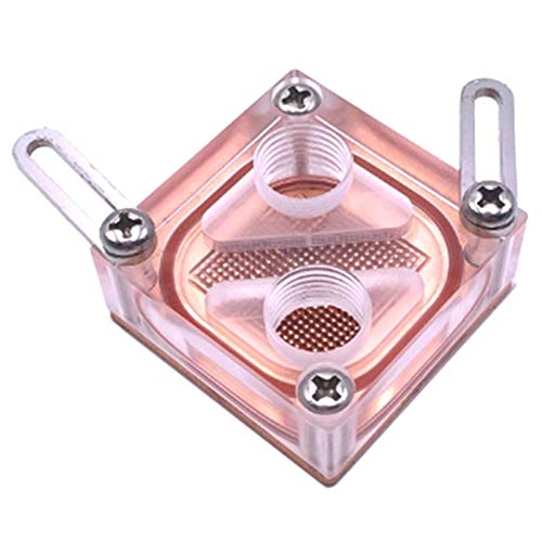 Juwaacoo Chipsatz Wasserblock Computer Wasserkühlung Acryl Transparent General Northbridge Block für Computer CPU Block von Juwaacoo