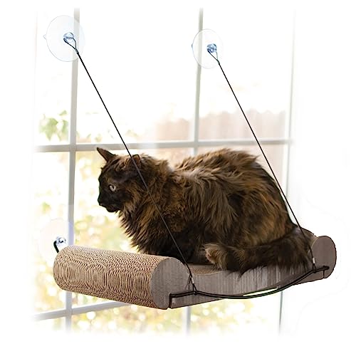 K&H PET PRODUCTS Kitty Sill EZ Mount Scratcher Complete Kitty Einstiegsleisten Karton 27,9 x 50,8 x 5,1 cm von K&H