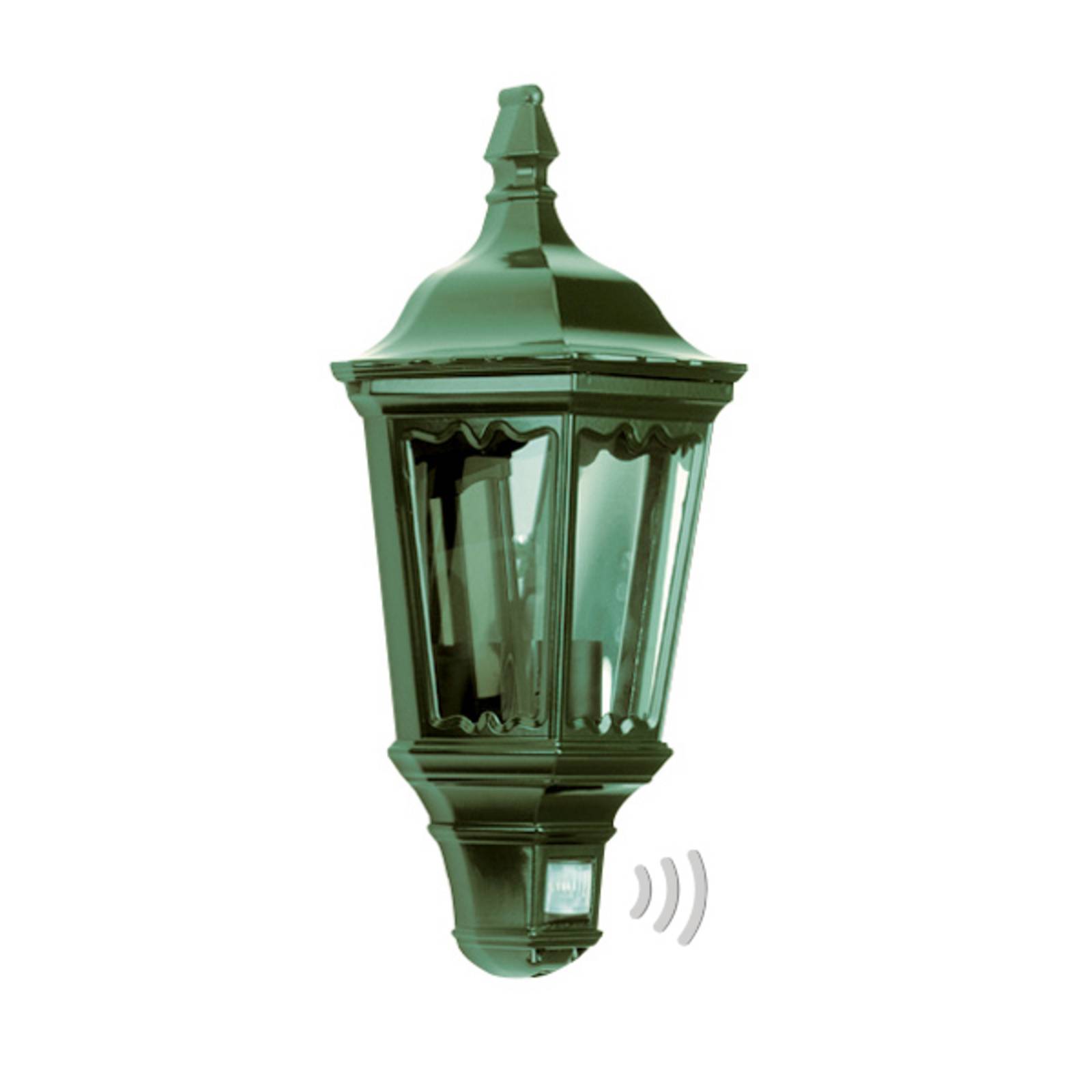 Praktische Außen-Wandleuchte Ancona, grün Praktische Außen-Wandleuchte Ancona, grün von K.S. Verlichting