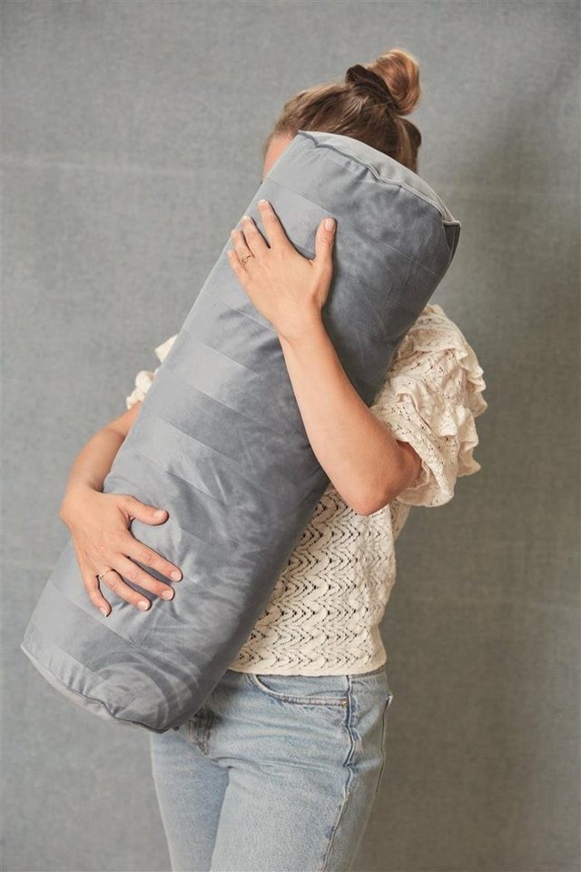 KAAT Amsterdam Dekokissen Softy Stripe Blue Grey 22X70 Blau Grau 22 x 70 KAAT Amsterdam Dekokissen Softy Stripe Blue Grey 22X70 Blau Grau 22 x 70 von KAAT Amsterdam