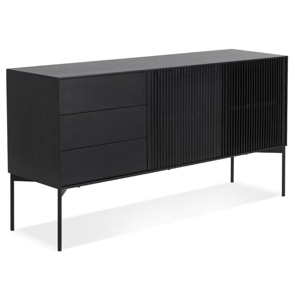 KADIMA DESIGN Kommode EL Sideboard Holz Schwarz (black) 45 x 160 x von KADIMA DESIGN