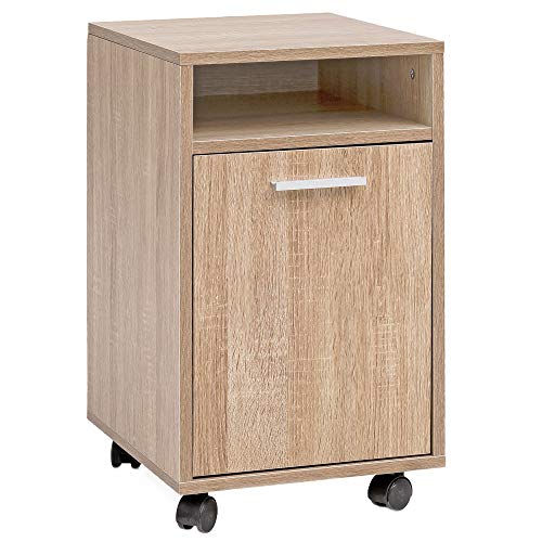 KADIMA DESIGN Rollcontainer Schreibtischcontainer Sonoma Bürocontainer Holz Neu von KADIMA DESIGN