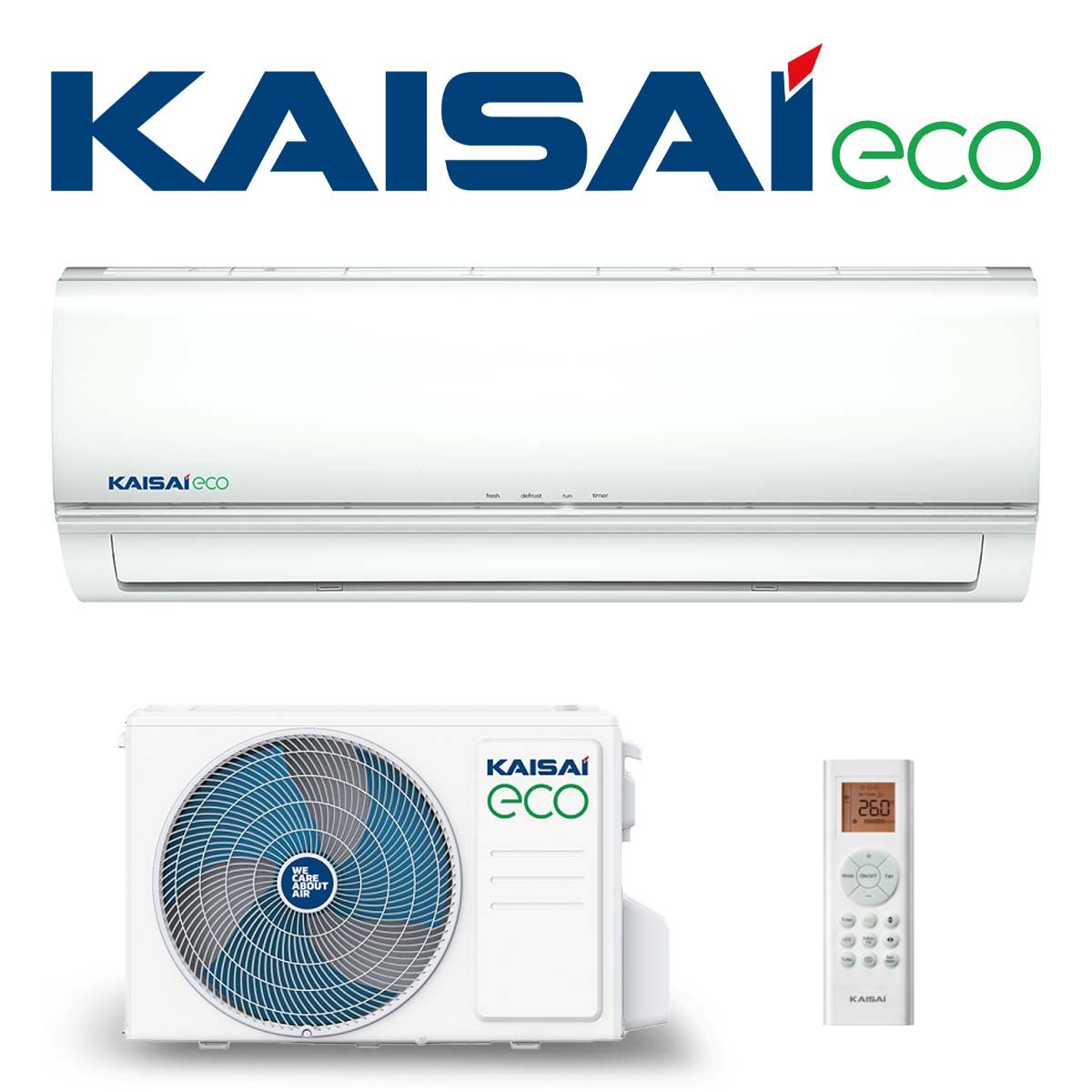 KAISAI ECO Klimaanlage SET KEX-12KTH mit Wandgerät 3,5 kW"" von KAISAI