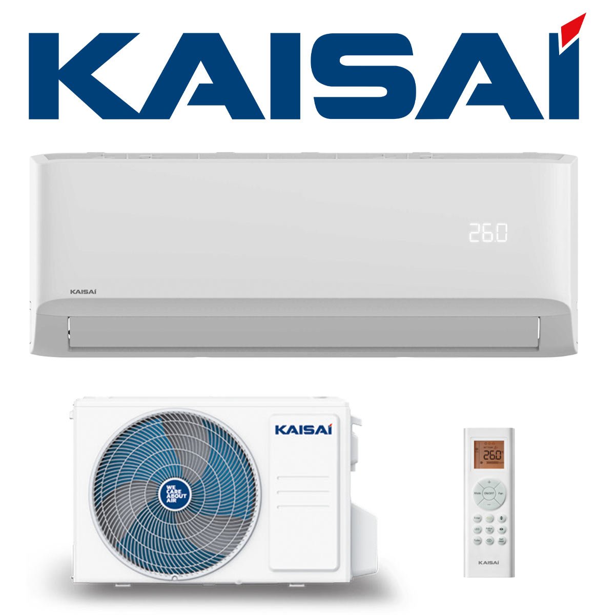 Kaisai CARE Singlesplit Set 3,5 kW | KWC-12CGI + KWC-12CGO"" von KAISAI