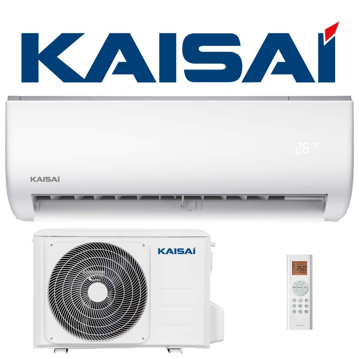 Kaisai ONE+ Singlesplit Set 2,6 kW | KRX-09PEGI + KRX-09PEGO"" von KAISAI