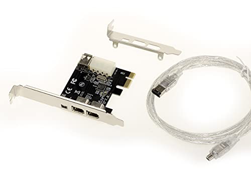 KALEA-INFORMATIQUE PCI Express PCIe auf FireWire 400 IEEE1394a 2+1 6-Punkt- und 4-Punkt-Ports Controller-Karte mit Via VT6315 Chipsatz. Mit Ilink-Kabel und Low- und HIGH-Profile-Winkeln. von KALEA-INFORMATIQUE